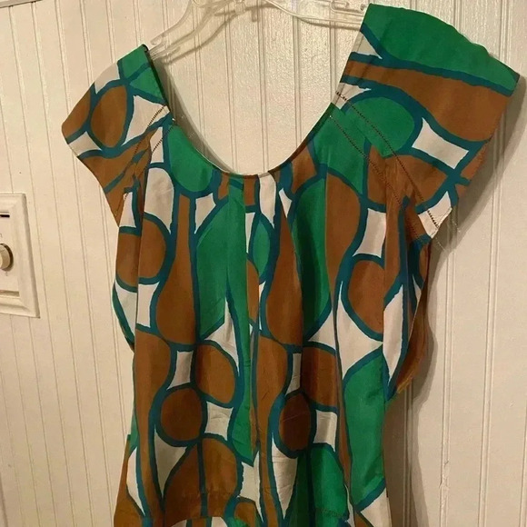 Diane Von Furstenberg “alcamo” silk flutter blouse - Picture 5 of 5
